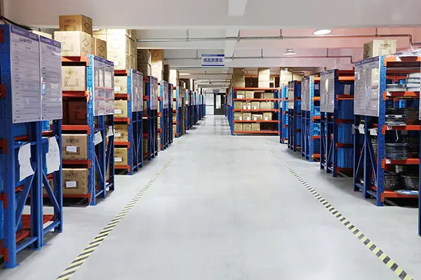 Finished product area